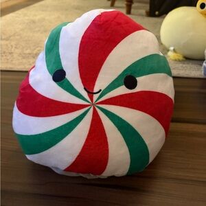 Squishmallows Red and Green Peppermint Plush